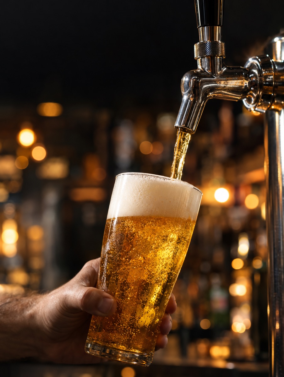Birra spillata al Malo